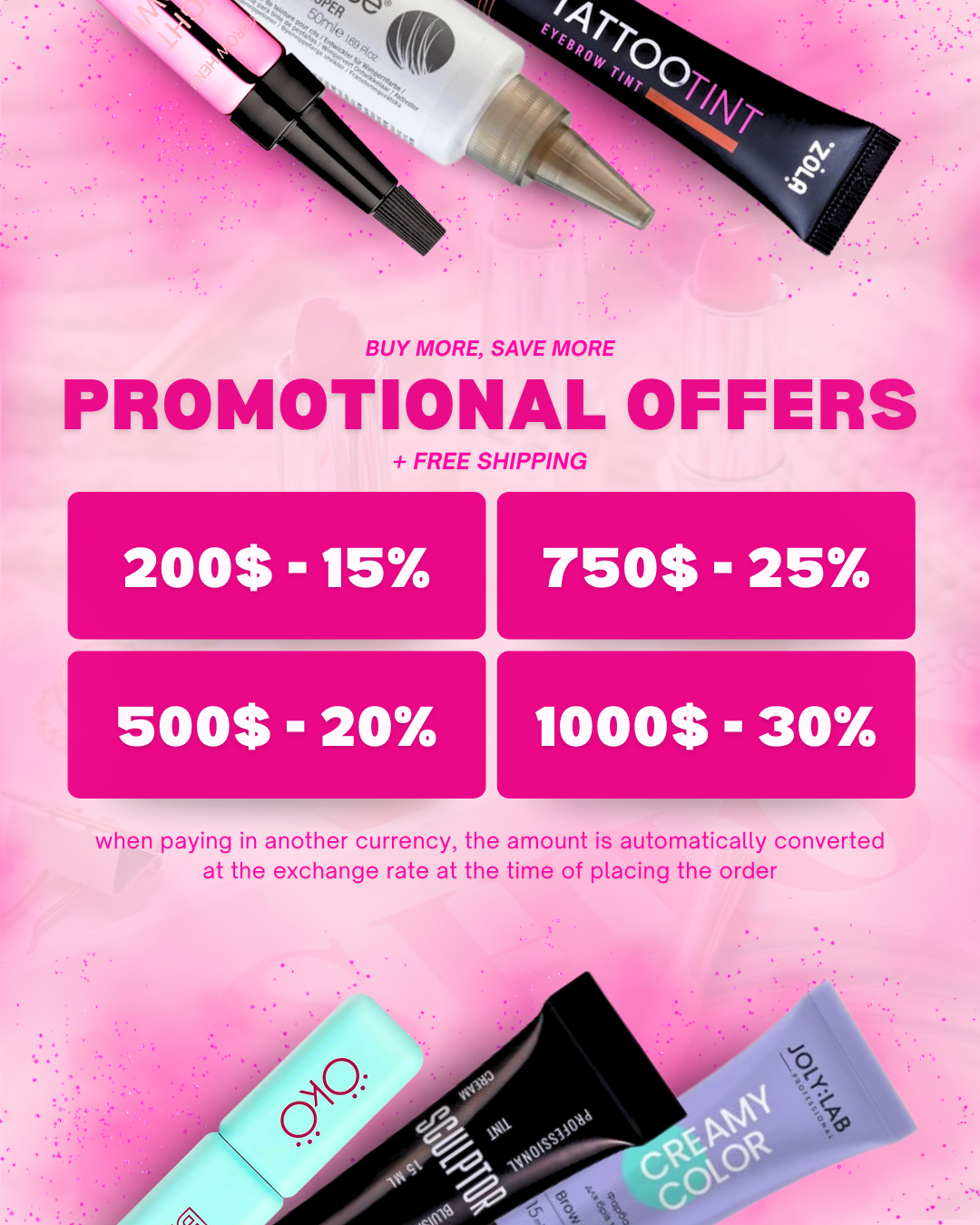 Ongoing Discount for Beauty Industry Professionals!