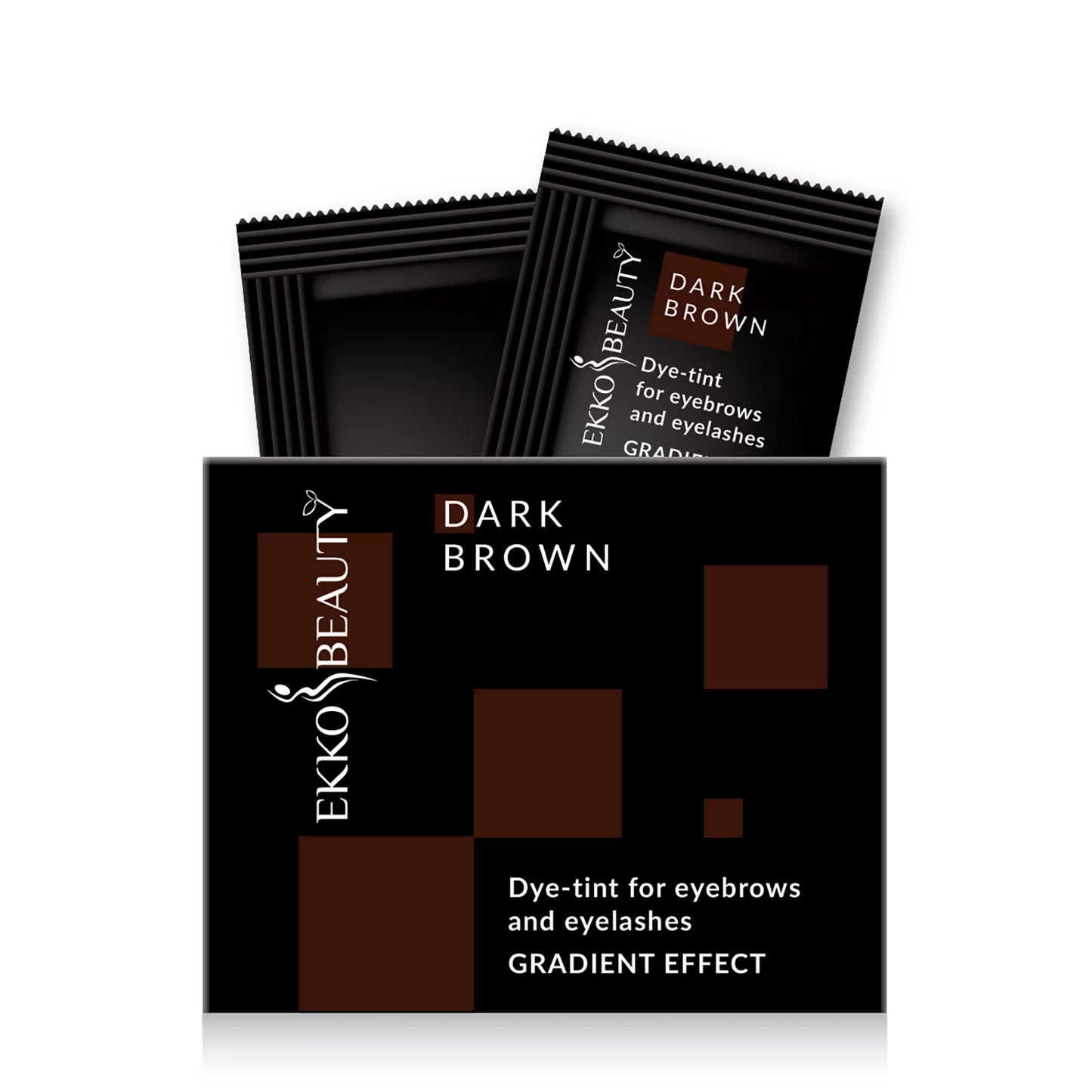 Ekko Beauty Dye-tint for eyebrows and eyelashes GRADIENT EFFECT 3 ml sachet