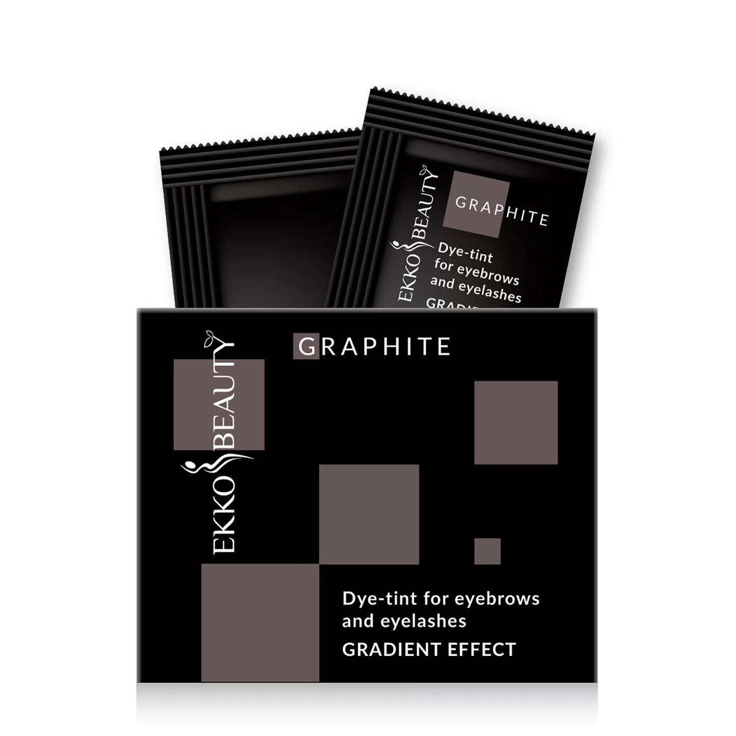 Ekko Beauty Dye-tint for eyebrows and eyelashes GRADIENT EFFECT 3 ml sachet