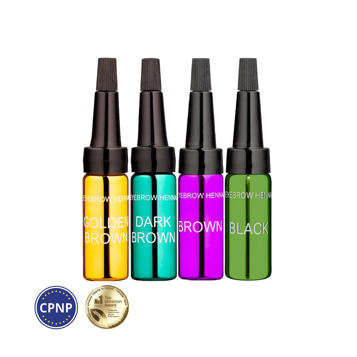 Henna for eyebrows EKKO BEAUTY: set of 4 shades