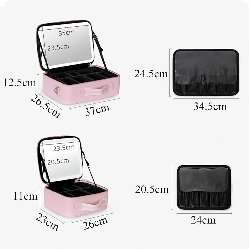 LED Portable Makeup Case