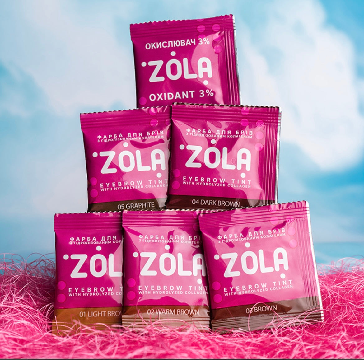 ZOLA Тінт з колагеном + окислювач, 5 мл