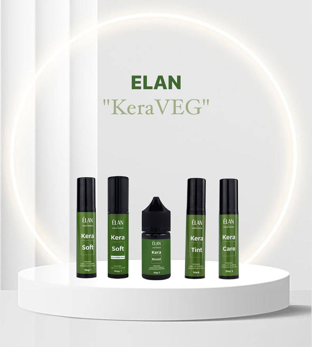 ELAN x Logvinova KeraVEG serum-lifting system for eyelashes and eyebrows