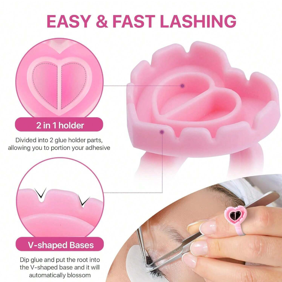 Eyelash Glue Ring Holder