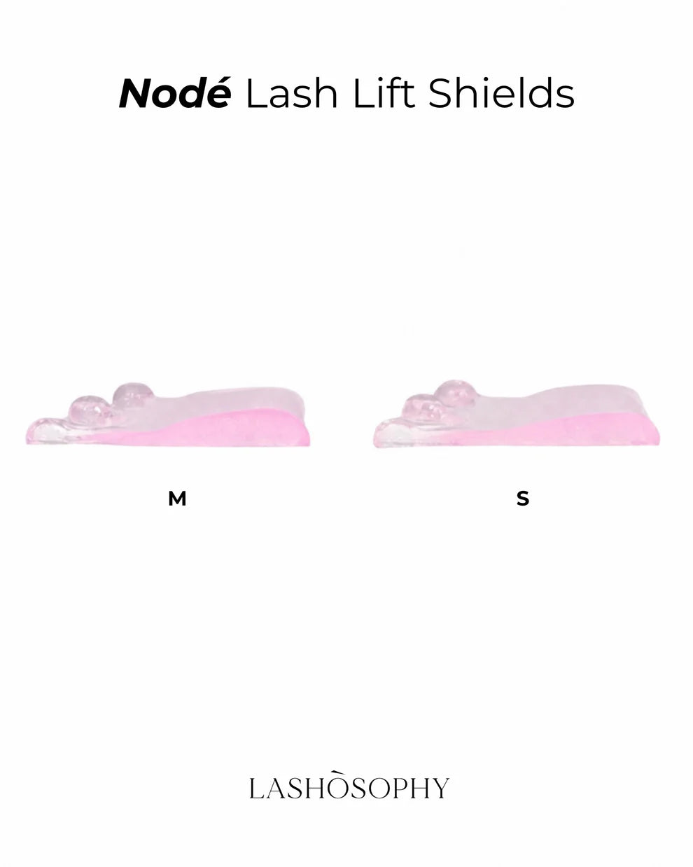 Валики для ламінування вій NODÉ | M-вигин, форма «крапля», від LASHÒSOPHY