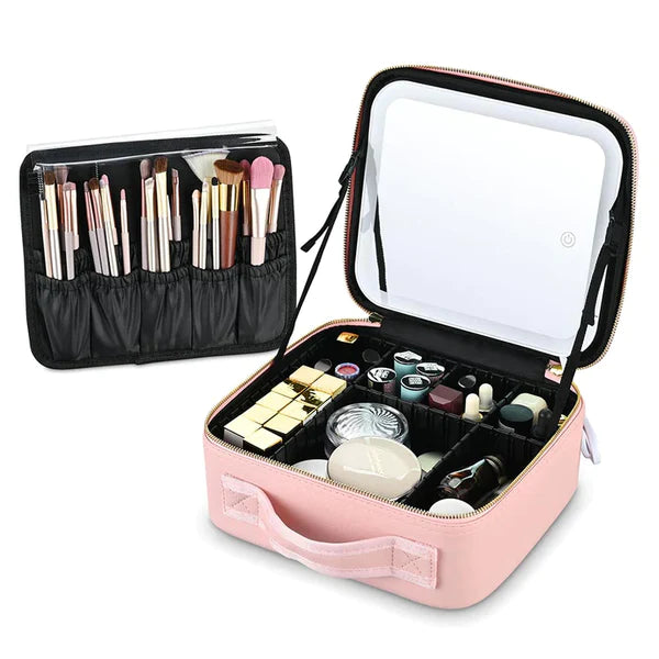 LED Portable Makeup Case