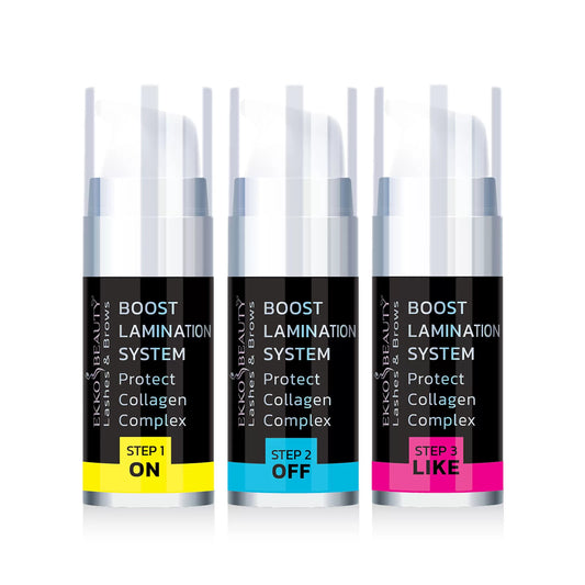 Ekko Beauty Boost Lamination System, kit 3x10ml