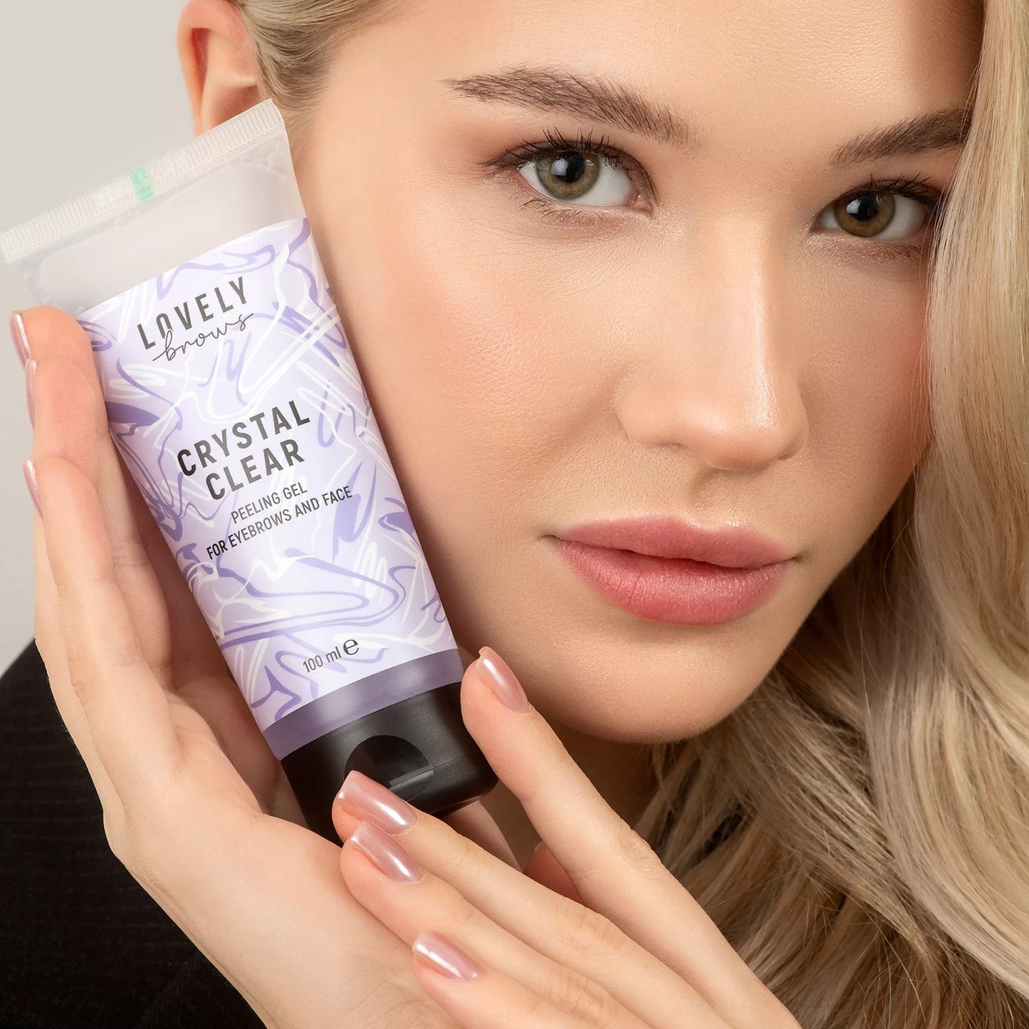 Peeling roll Crystal clear for eyebrows and face