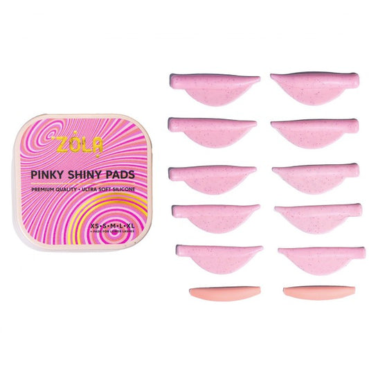 Набір валиків для ламінування вій ZOLA / Pinky Shiny Pads (XS, S, M, L, XL)