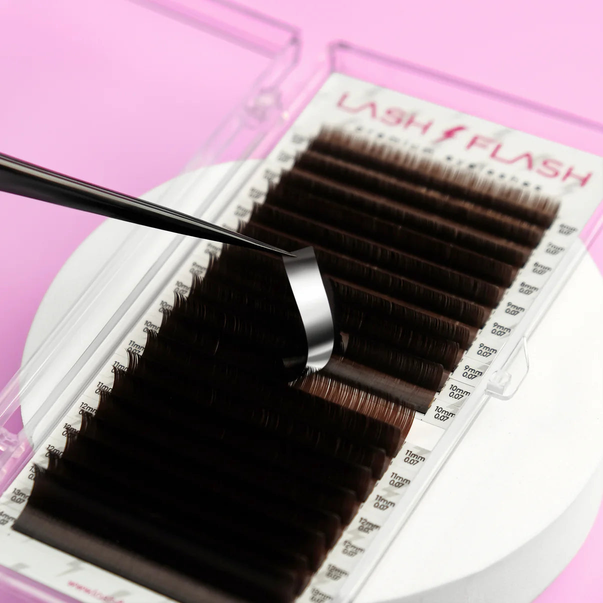 Dark Chocolate False Eyelashes | Mixed Length Tray