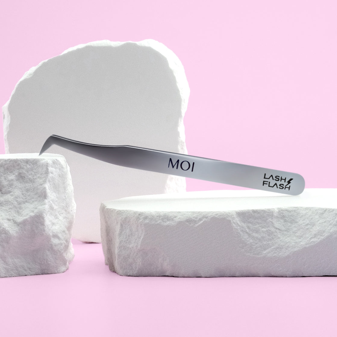 Пінцет для об'єму "MOI" LASH FLASH