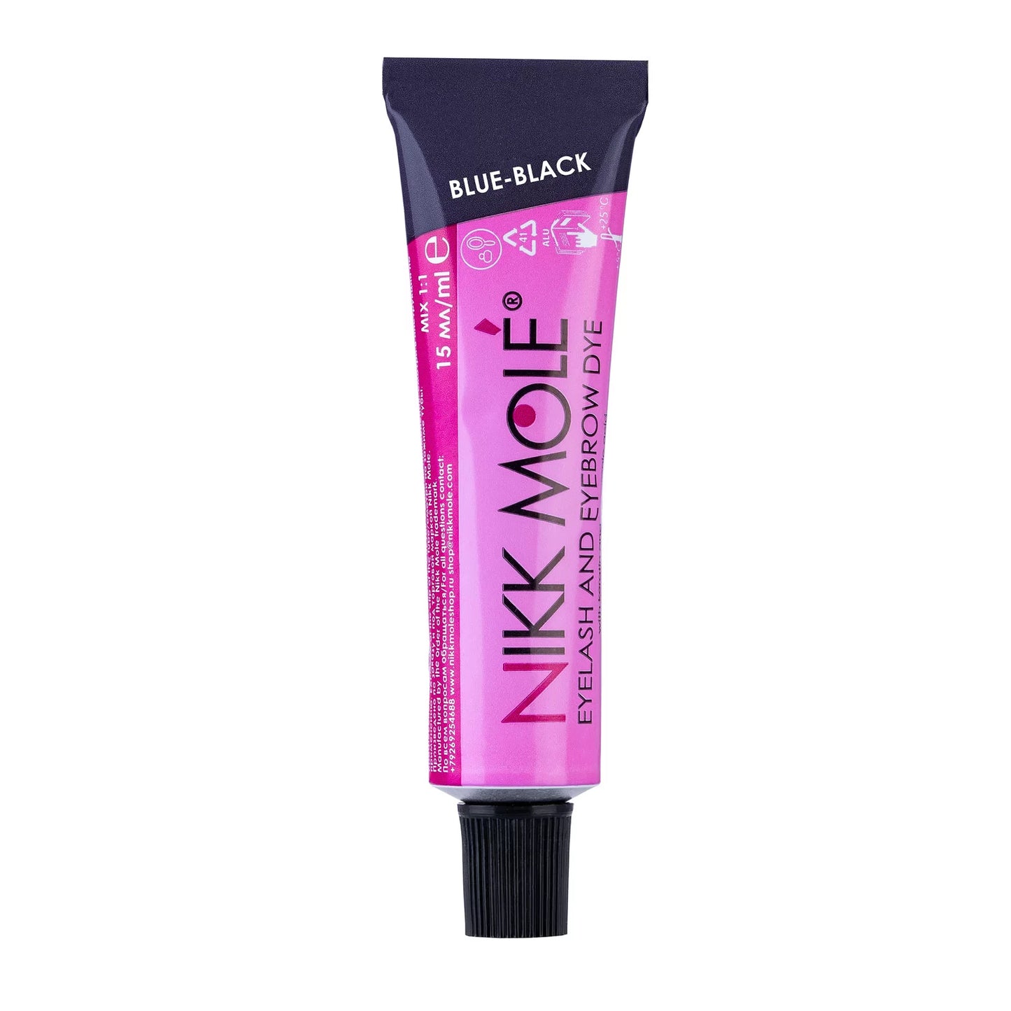 Professional dye NIKK MOLE for coloring eyebrows and eyelashes