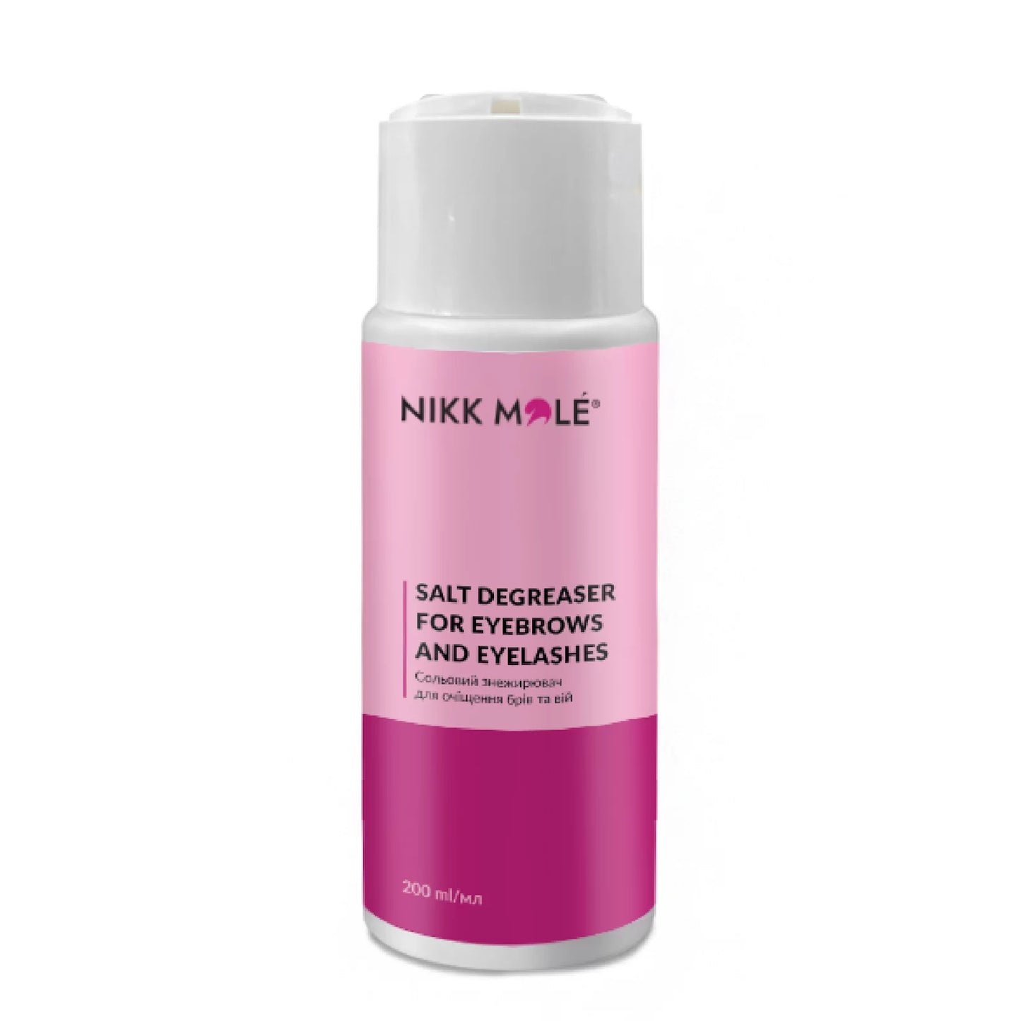 Saline solution for degreasing eyelashes and eyebrows, 200ml