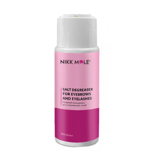 Saline solution for degreasing eyelashes and eyebrows, 200ml