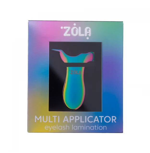 Багатофункціональний металевий аплікатор ZOLA - MULTI Applicator - райдужний