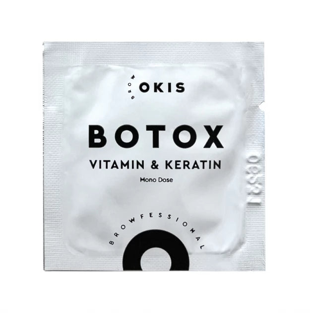 Botox for eyebrows and eyelashes Okis Brow BOTOX Vitamin & Keratin / sachet, 1 ml (mini)