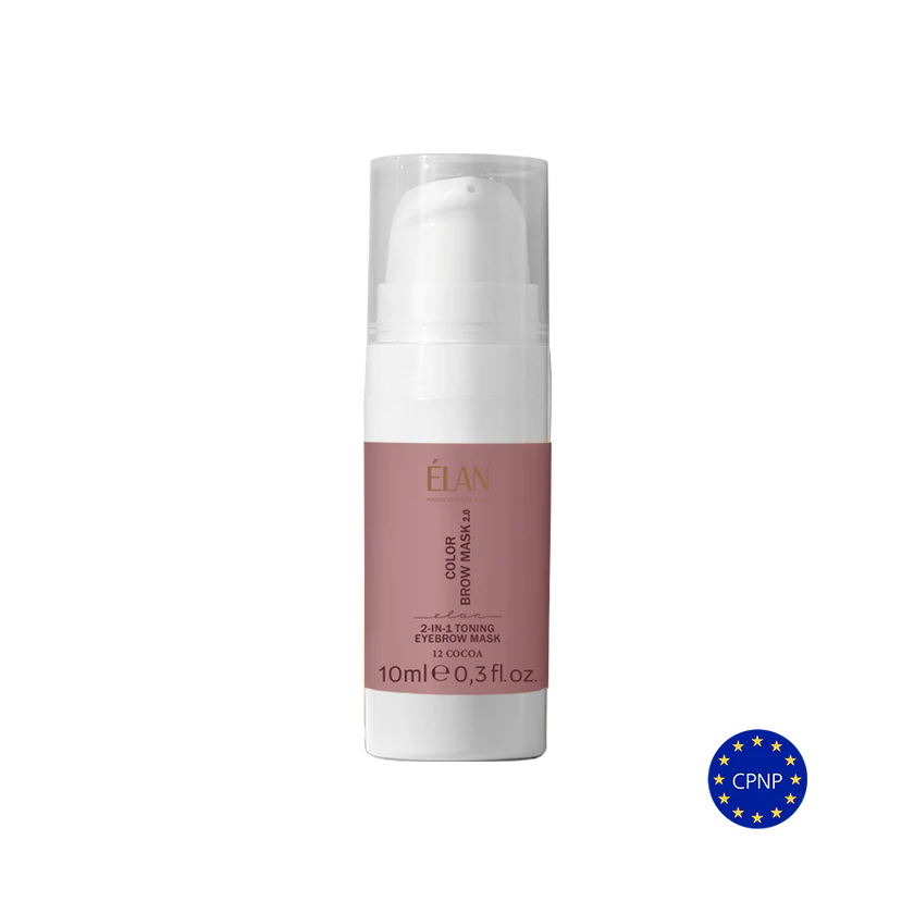 ELAN professional line COLOR BROW MASK 2.0: тонізуюча маска для брів 2 в 1
