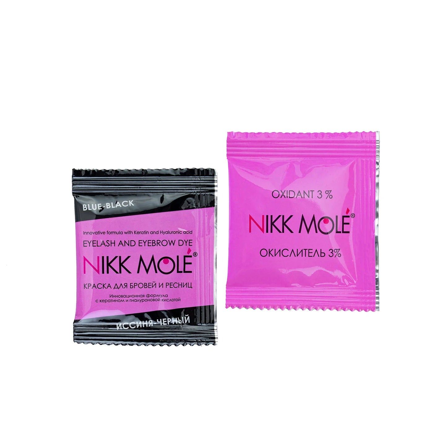 Dye for eyebrows and eyelashes Nikk Mole, 5 ml sachet