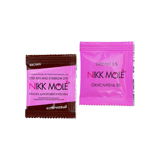Dye for eyebrows and eyelashes Nikk Mole, 5 ml sachet