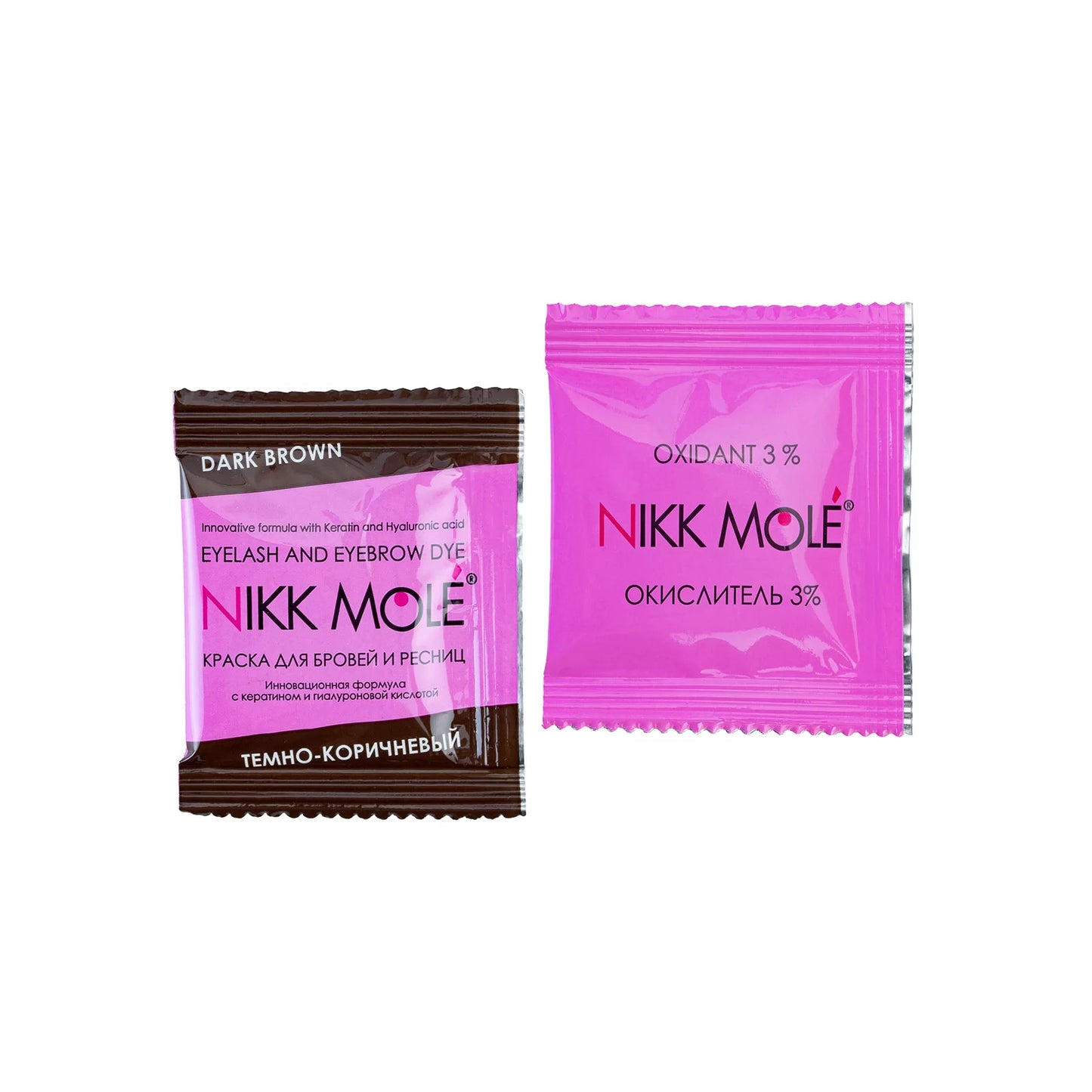 Dye for eyebrows and eyelashes Nikk Mole, 5 ml sachet