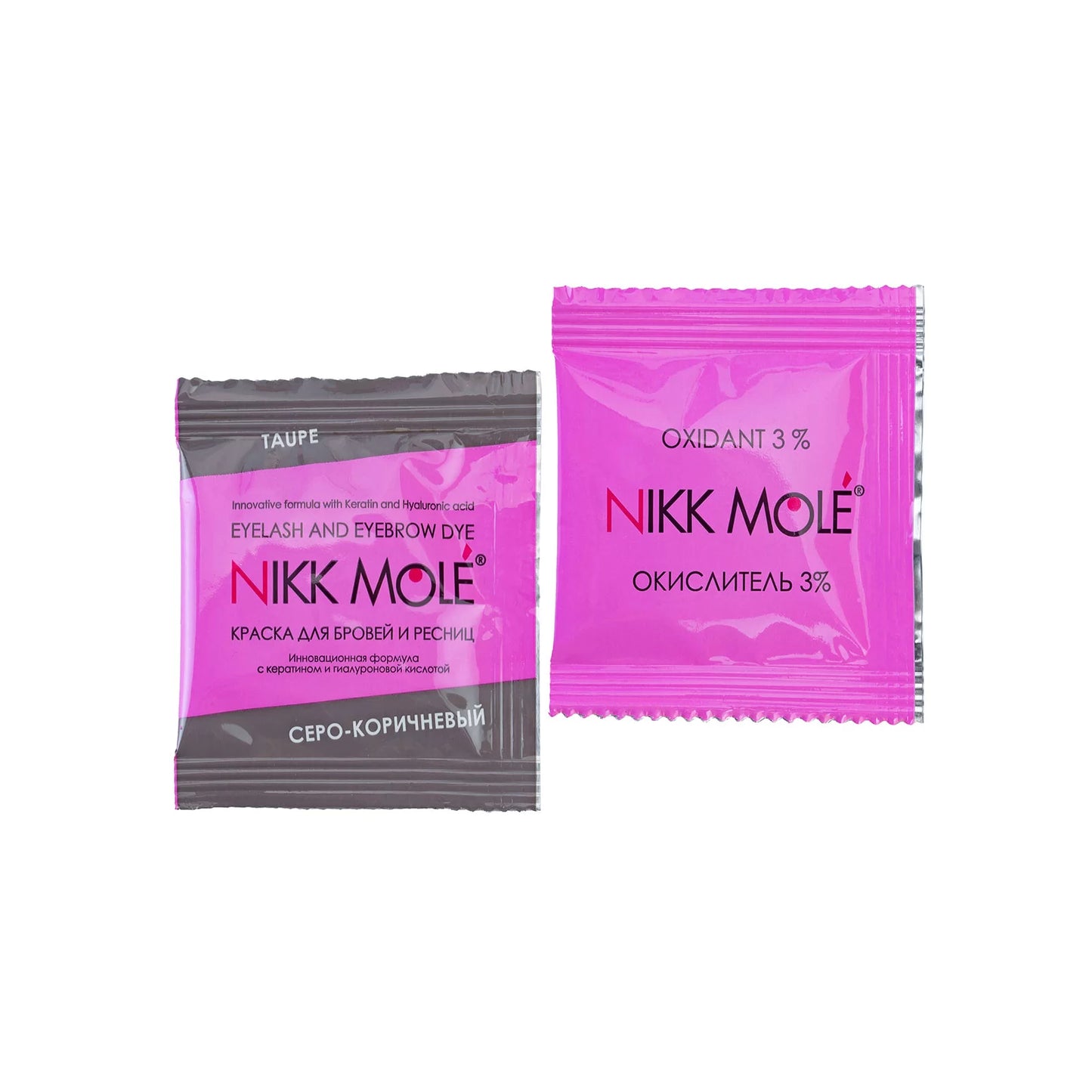 Dye for eyebrows and eyelashes Nikk Mole, 5 ml sachet