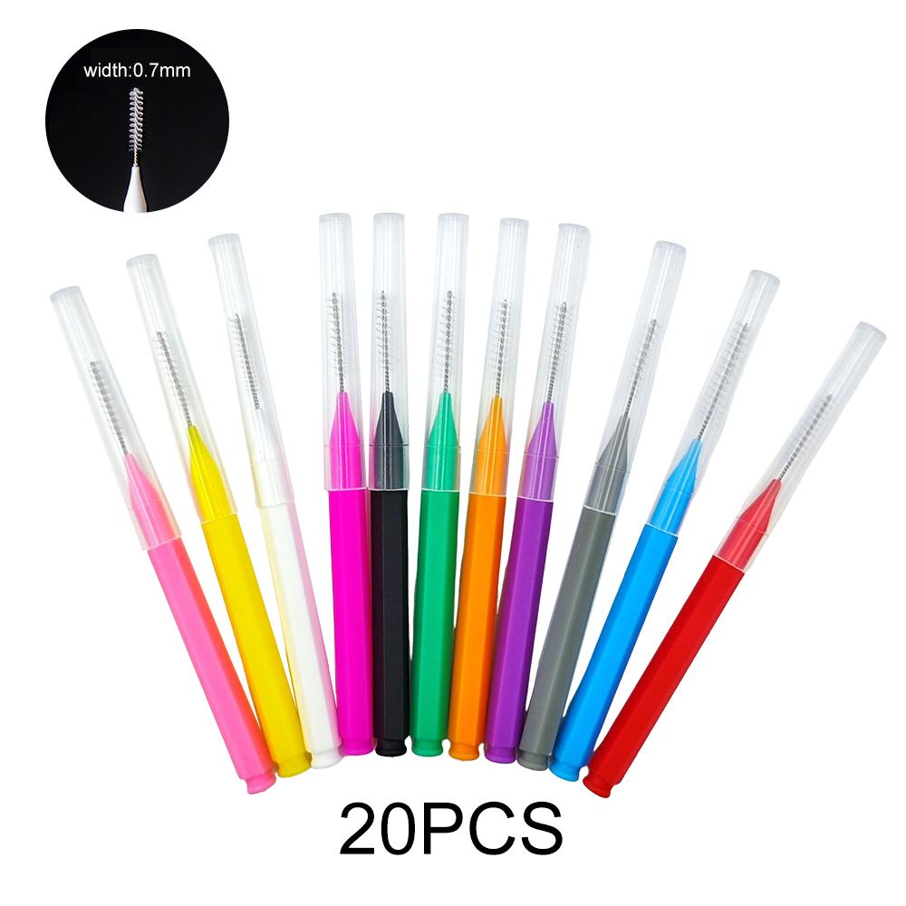 Mini brush for eyebrows and eyelashes