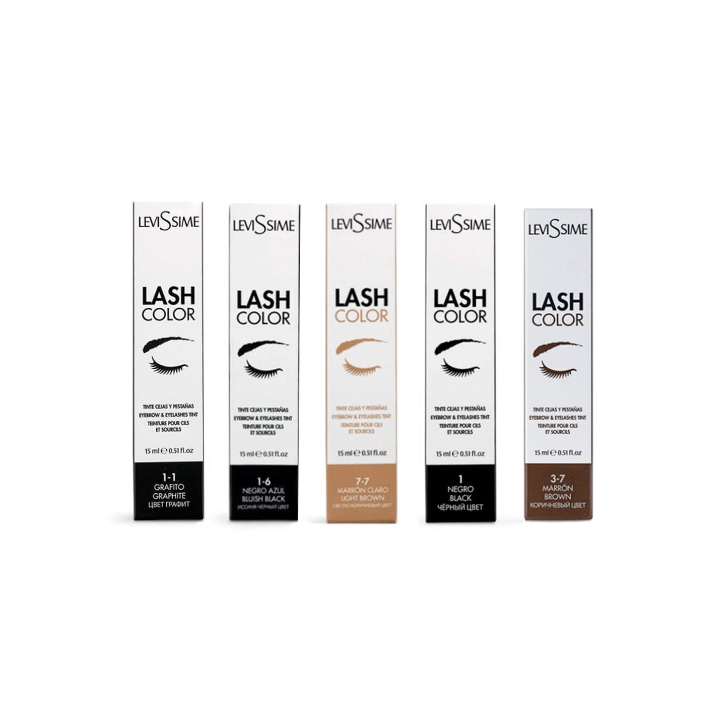 Фарба для брів і вій Lash Color LeviSsime
