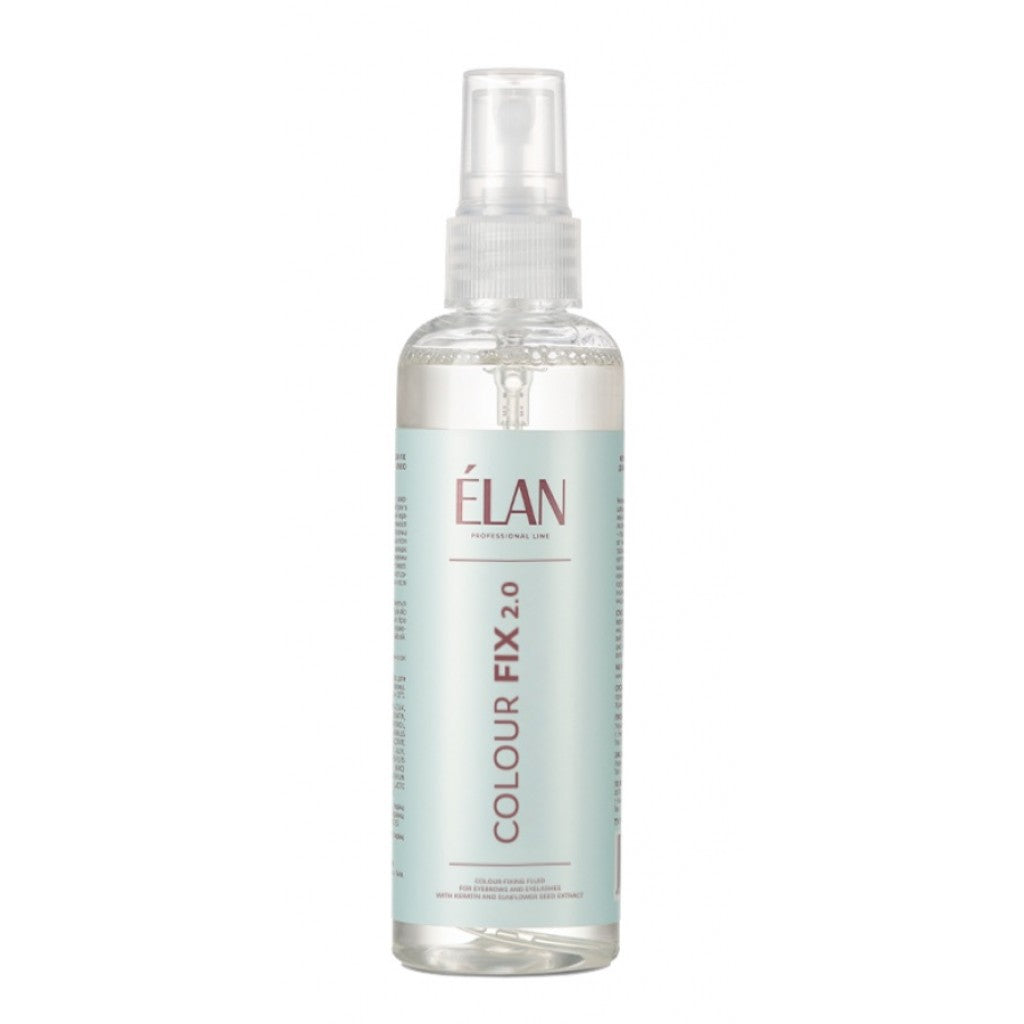 Fluid color fixer for eyebrows and eyelashes with keratin and oil ELAN COLOR FIX, 100 ml (version 2.0)
