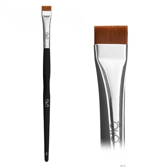 Eyebrow brush OKO - BLACK EDITION - №4 (wide straight)