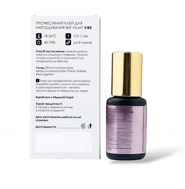 Glue for eyelash extension VILMY / Vibe, 5 ml