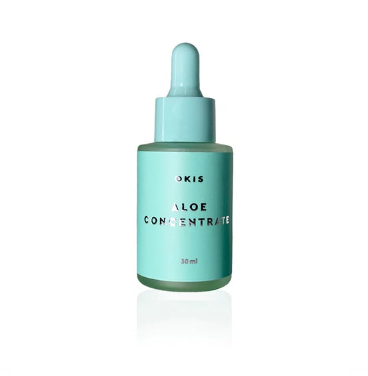 Aloe concentrate for deep hydration of eyebrows and eyelashes Okis Brow (with glitter), 30 ml