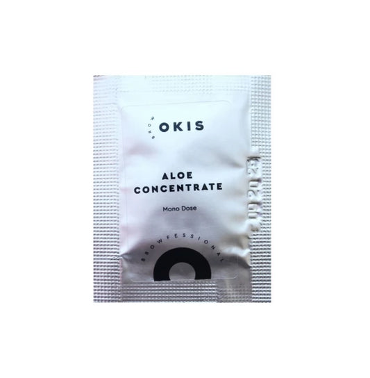 Aloe concentrate for deep moisturizing of eyebrows and eyelashes Okis Brow / sachet, 3 ml