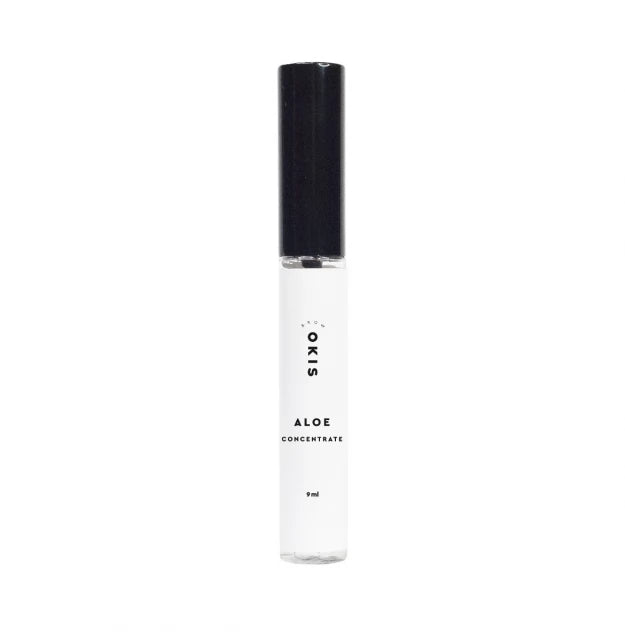 Aloe concentrate for deep moisturizing of eyebrows and eyelashes Okis Brow / tube with brush, 9 ml