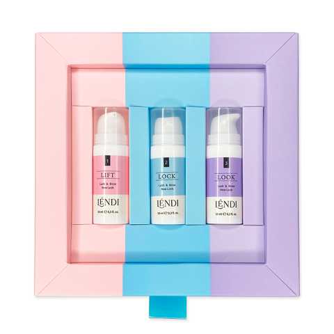 Eyebrow and eyelash lamination kit Lendi "Lash & Brow New Look"