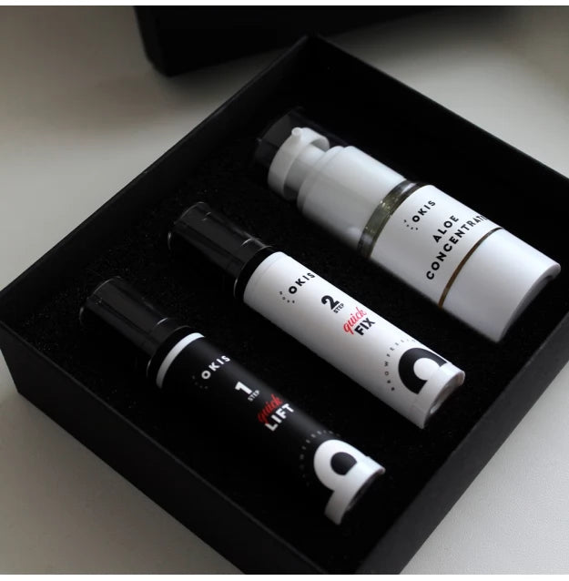 Set for lamination of roves and eyelashes OKIS / QUICK LAMI SYSTEM (lami + aloe concentrate)