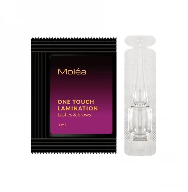 Molea ONE TOUCH LAMINATION Mini Eyelash and Eyebrow Lamination Kit, 3 ml (sachet + ampoule)