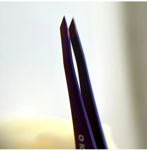 Eyebrow tweezers classic beveled Okis x Samko / Easy Tweezy