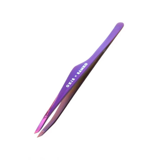 Eyebrow tweezers classic beveled Okis x Samko / Easy Tweezy