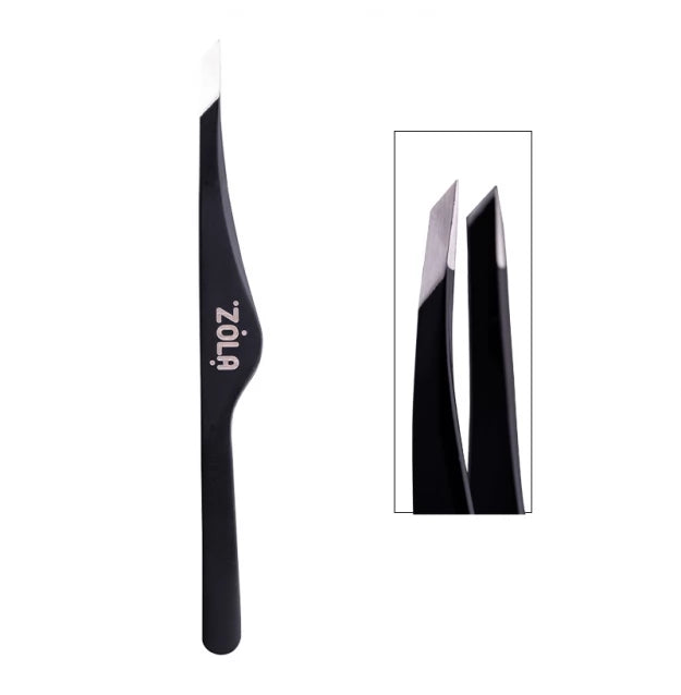 Eyebrow tweezers professional slanted ZOLA Color Series