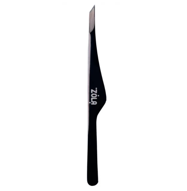 ZOLA Professional Angled Eyebrow Tweezers - Premium Series
