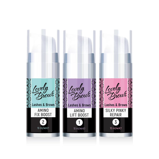 Eyebrow and Eyelash Amino Puzzle System Lamination, kit 3x10ml