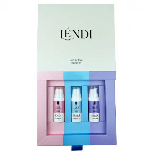 Eyebrow and eyelash lamination kit Lendi "Lash & Brow New Look"