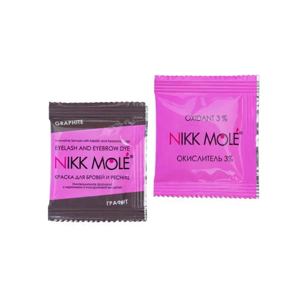 Dye for eyebrows and eyelashes Nikk Mole, 5 ml sachet