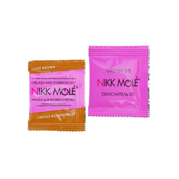 Dye for eyebrows and eyelashes Nikk Mole, 5 ml sachet