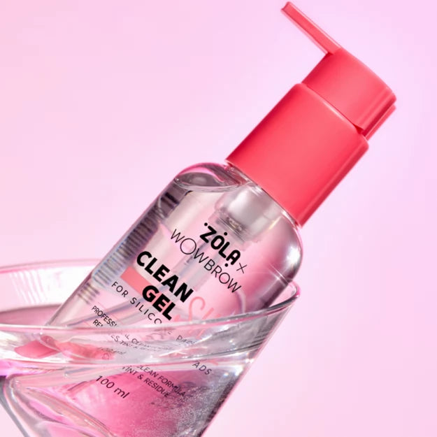 ZOLA x WowBrow Очищувач для валиків для вій - CLEAN SIL GEL, 100 мл