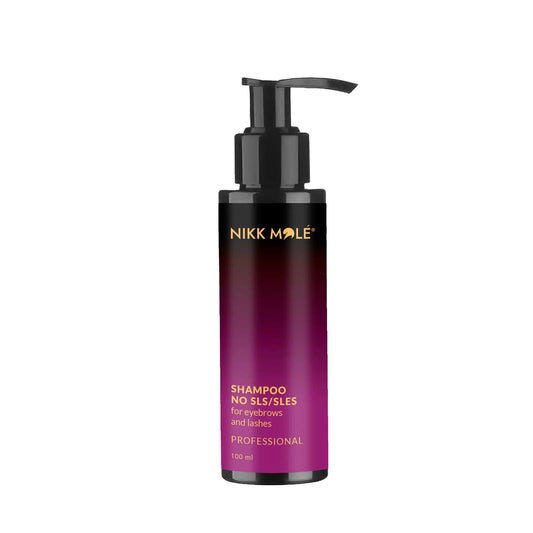 Nikk Mole Shampoo No SLS/SLES for eyebrows and lashes, 100 ml