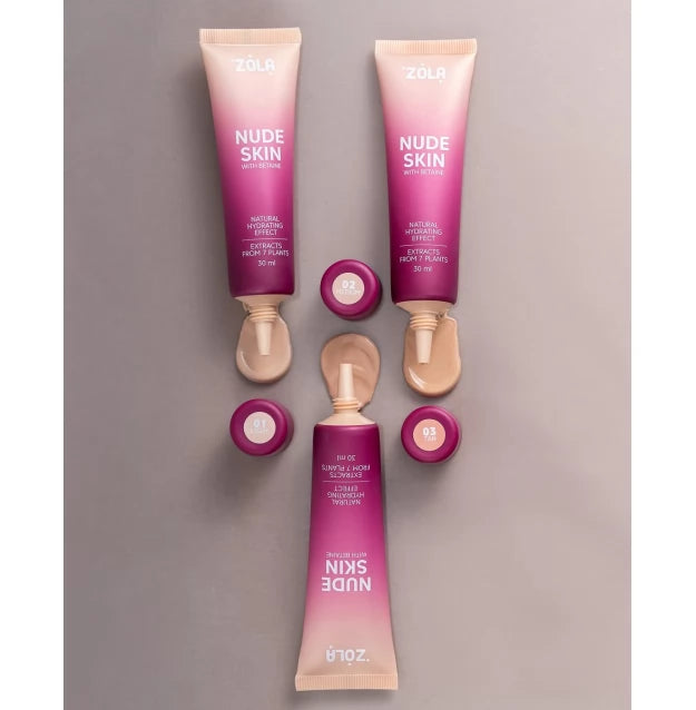 ZOLA Tinted Foundation Nude Skin, 30 ml