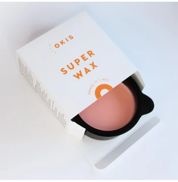 Wax for depilation of eyebrows and face Okis Brow/Super Wax, 100 gr