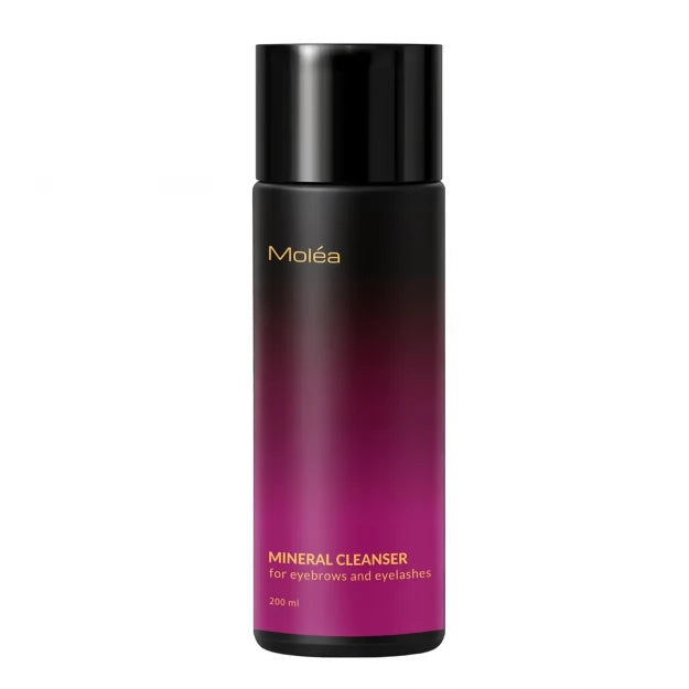 Molea eyebrow and eyelash degreaser - Mineral Cleanser, 200 ml