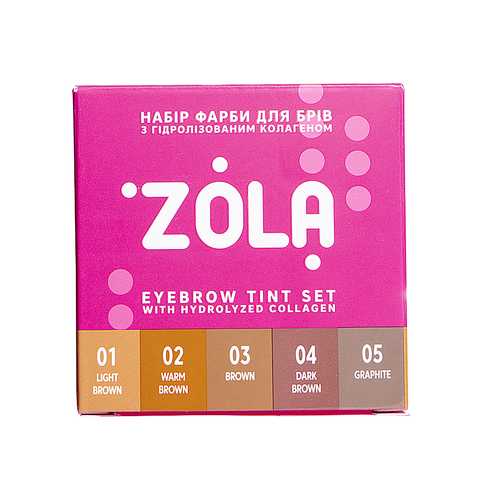 ZOLA New Innovative Colouring System Oxidizer Dye Set / 5 Paints + 5 Oxides